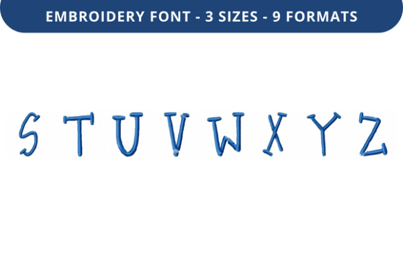Boo Bear Font Uppercase S to Z Review