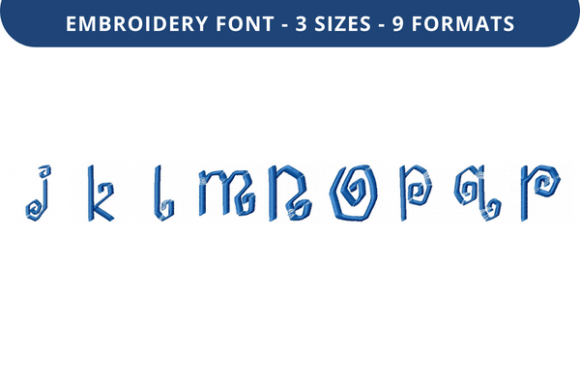 Cool Culottes Font J to R Review for Embroidery