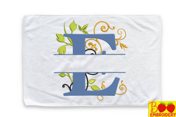Floral Letter E: A Boutique Embroidery Review