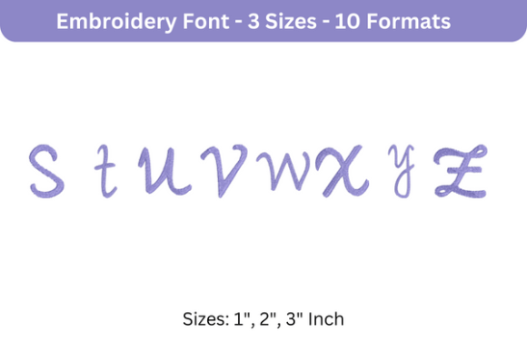 Romantic Font S to Z Review for Boutique Apparel