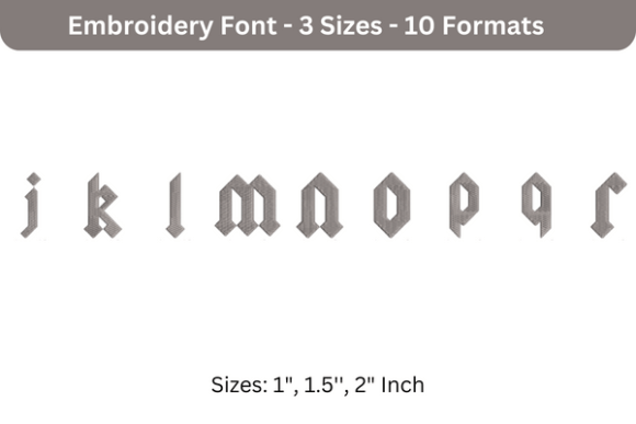 Yeller Font Lowercase J to R: A Craft Fair Review